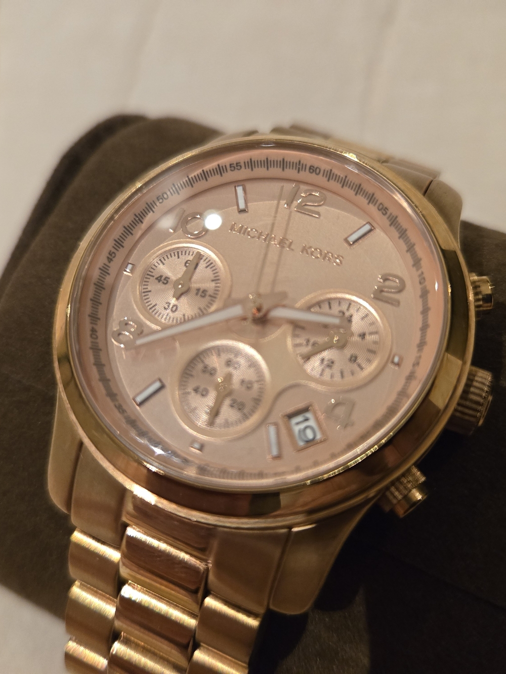 Michael Kors Men’s Gold-Tone Chronograph Watch
